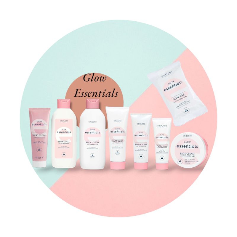 Glow Essentials Face Wash - Face Cream / Glow Essentials Body Lotion