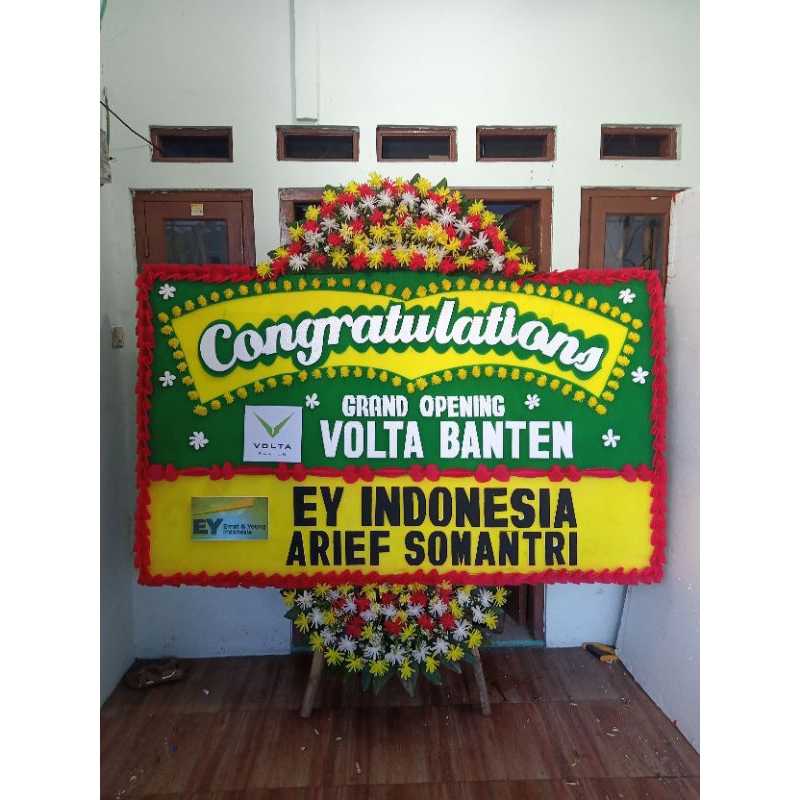 karangan bunga papan grand Opening toko/kantor, serang, Pandeglang, Cilegon
