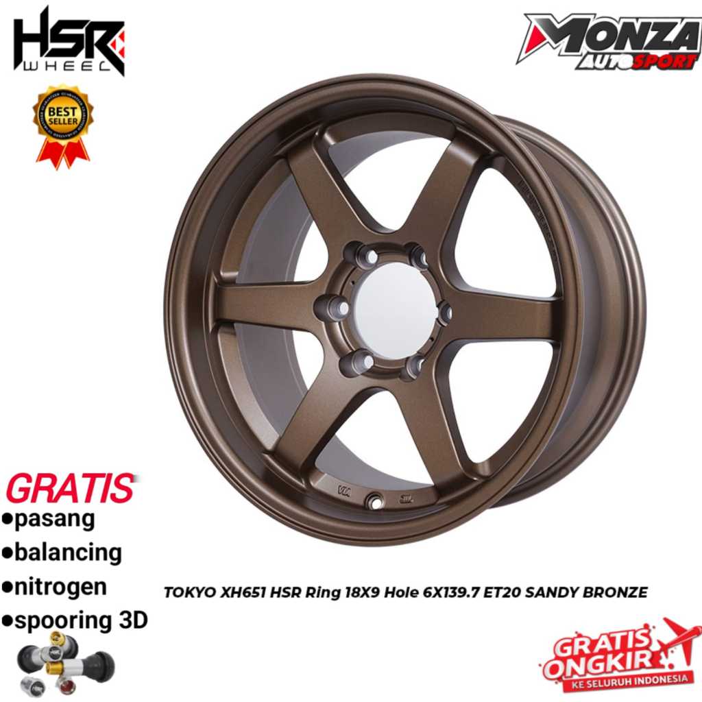Velg mobil r18 hsr tokyo untuk pajero fortuner triton dll