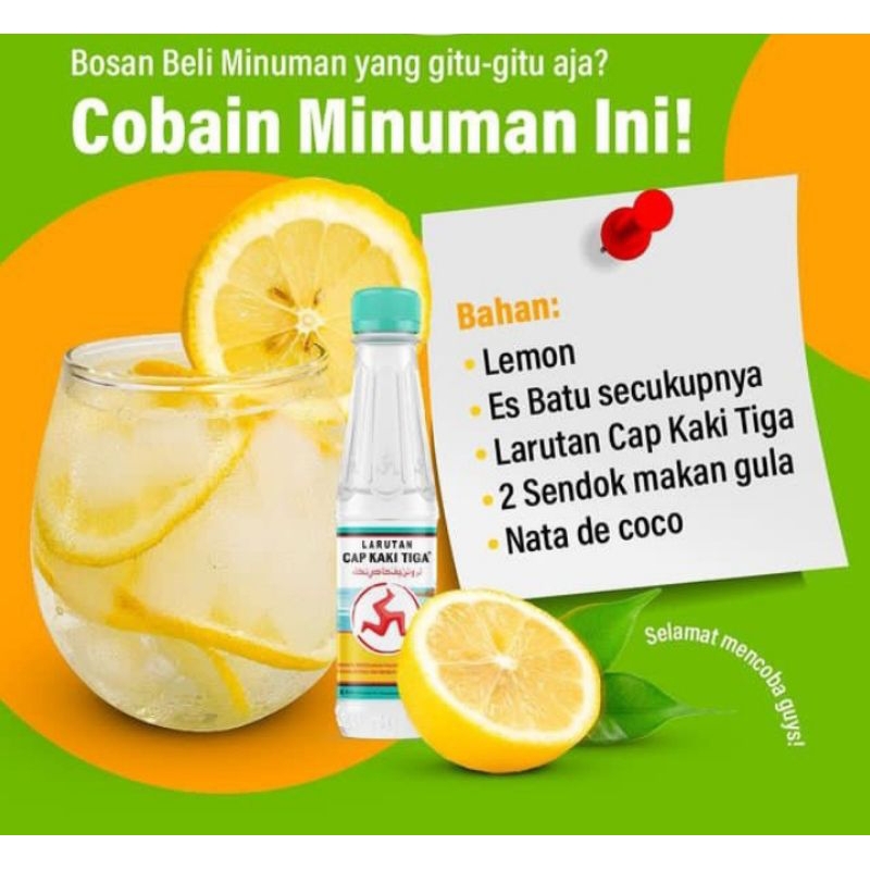 

Larutan Cap kaki3 6 botol 200Ml