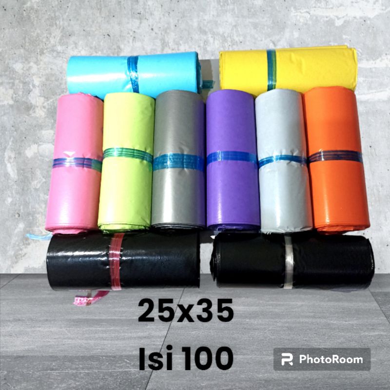 

plastik packing polymailer 25x35 isi 100 low price best quality