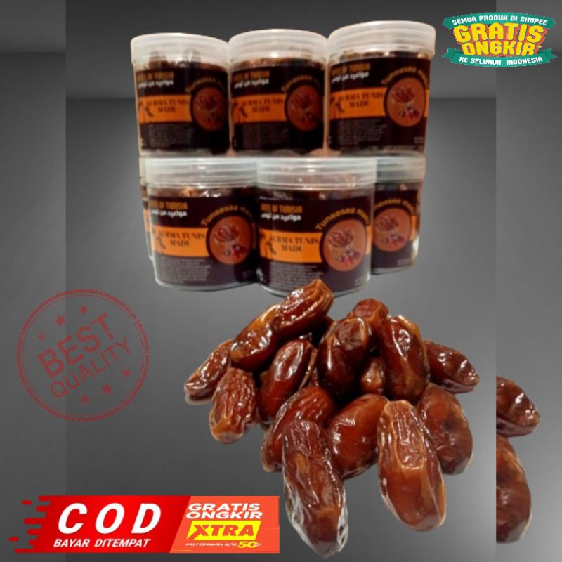 

Kurma Tunisia Madu Kemasan NEW TOPLES (350gr)