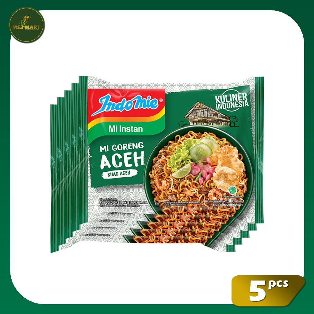 

Indomie Goreng Aceh 5 Pcs 90 Gram | MS3 Mart