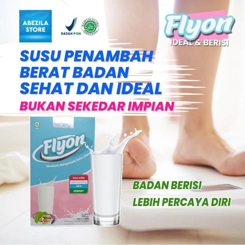 

FLYON SUSU PENAMBAH BERAT BADAN IDEAL MENINGKATKAN NAFSU MAKAN MELANCARKAN MEMPERBAIKI SISTEM PENCERNAAN