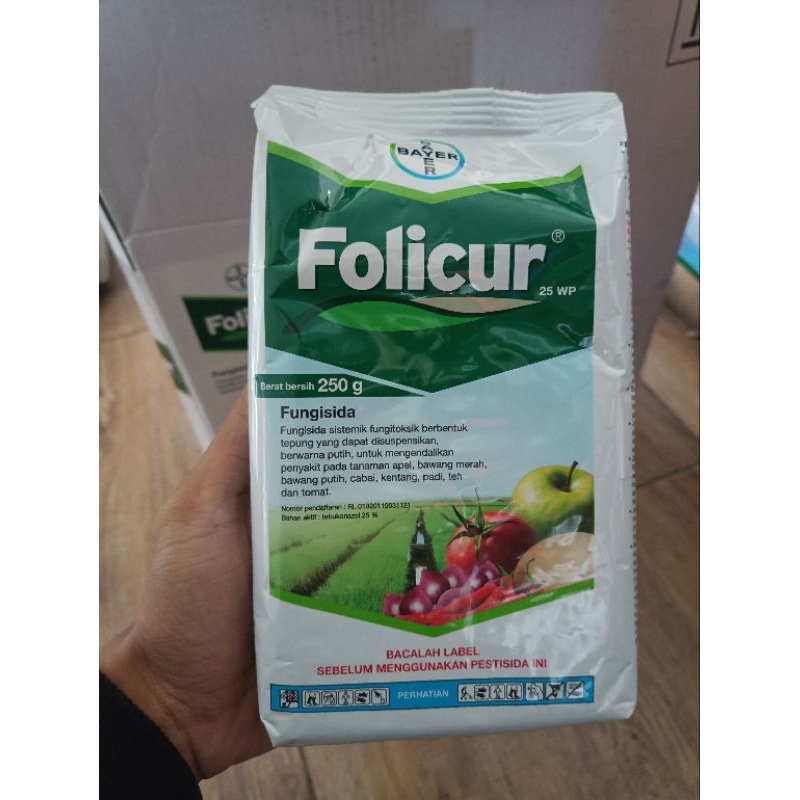 Fungisida Folicur 25WP Bayer Kemasan 250Gram