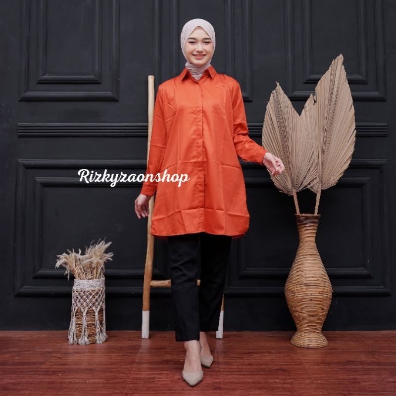 PROMO TUNIK ICE BLUE/TUNIK BIRU MUDA/ATASAN WANITA/TUNIK JUMBO/TUNIK TOYOBO SABTU MINGGU ADA