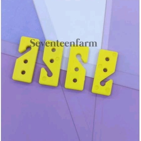 ADJUSTER PLATE KUNING/ PENGIKAT TALI PAKAN & MINUM ALAT TERNAK AYAM