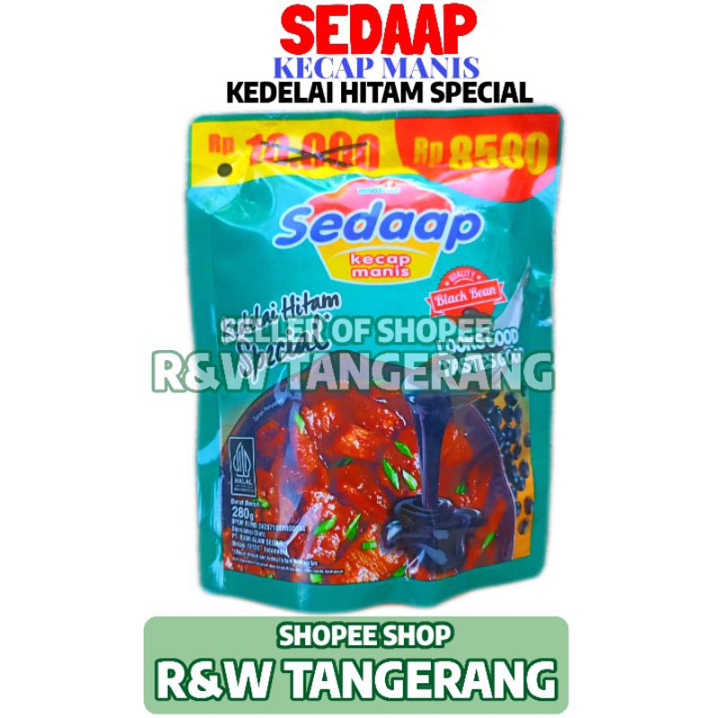 

Kecap Manis Sedaap Kedelai Hitam Spesial 280gr