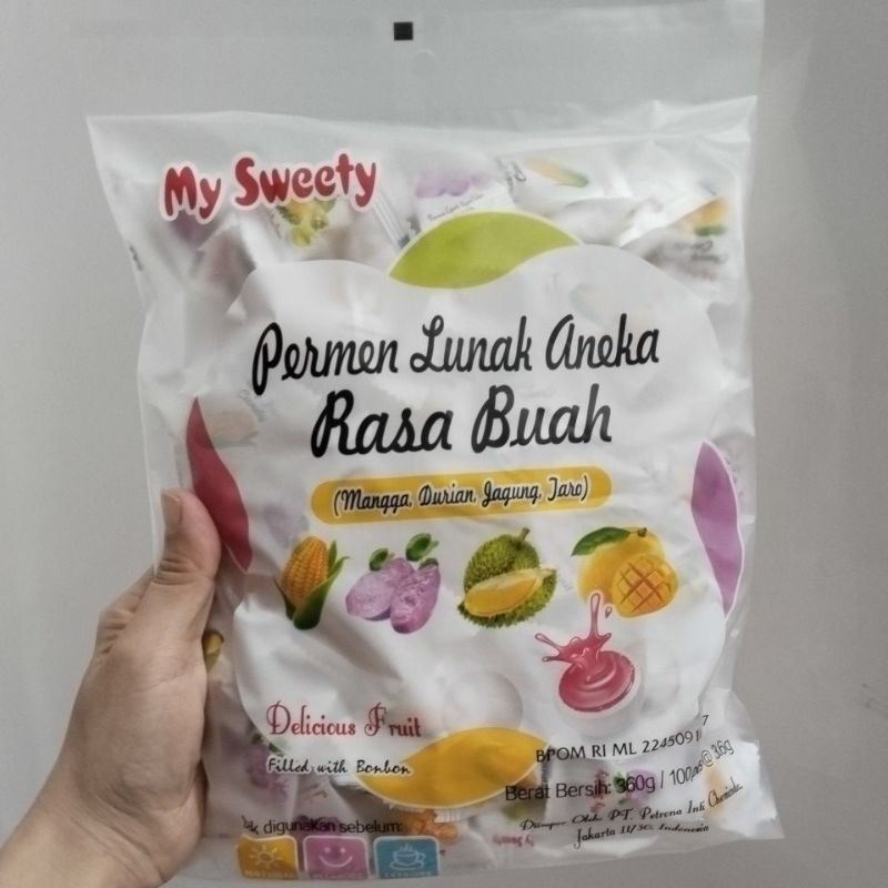 

Permen Jelly Lunak Rasa buah 360 gr