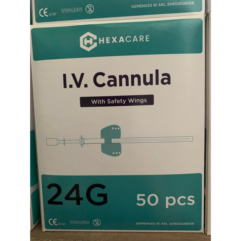 HEXA CARE IV CANULLLA PER BOX