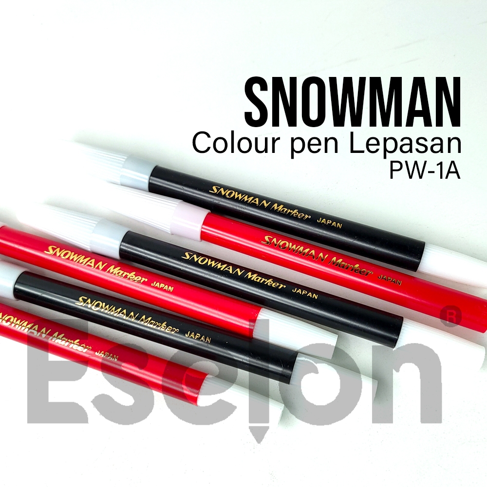 

[MaxMart] 1pc Spidol SNOWMAN Eceran / PW-1A/ Spidol SNOWMAN PW-1A