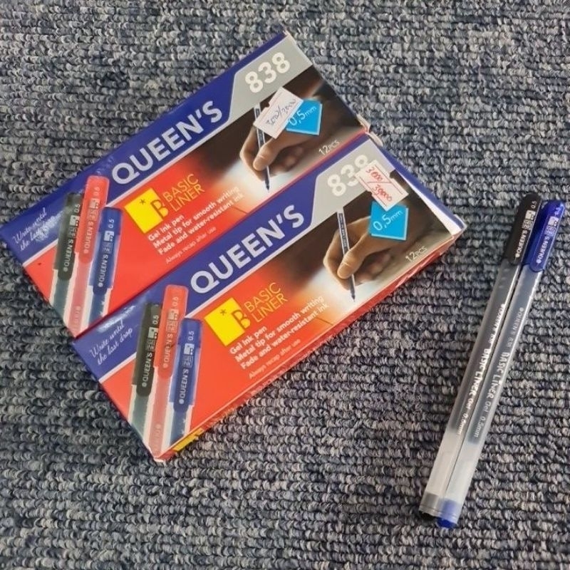 

GEL INK PEN QUEEN'S 838