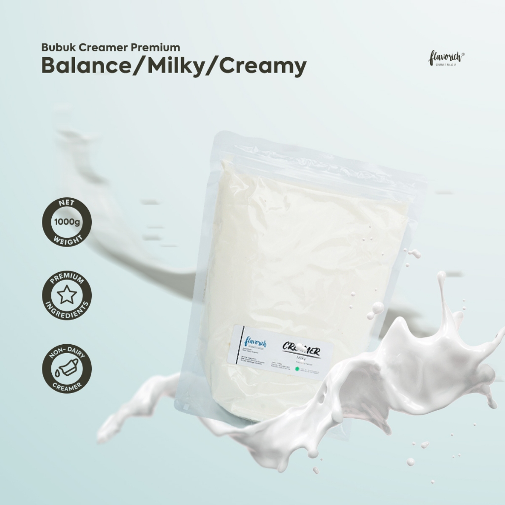 

FLAVORICH - Bubuk Premium Non Dairy Creamer Creamy / Krimer 1 kg