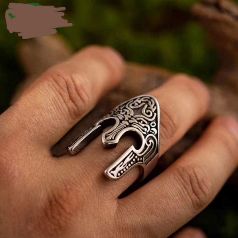 Cincin Retro Spartacus Spartan Adjustable