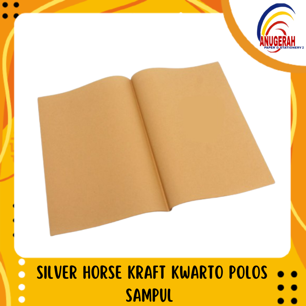 

SILVER HORSE KRAFT KWARTO POLOS SAMPUL (PAK)