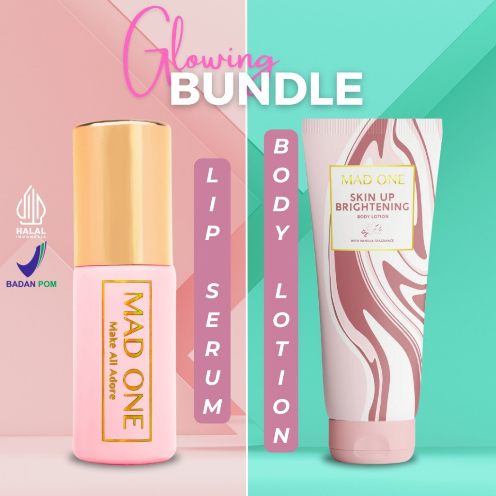 (Mad One) Bundling Skin Up Brightening Body Lotion + Natural Pink Lip Serum