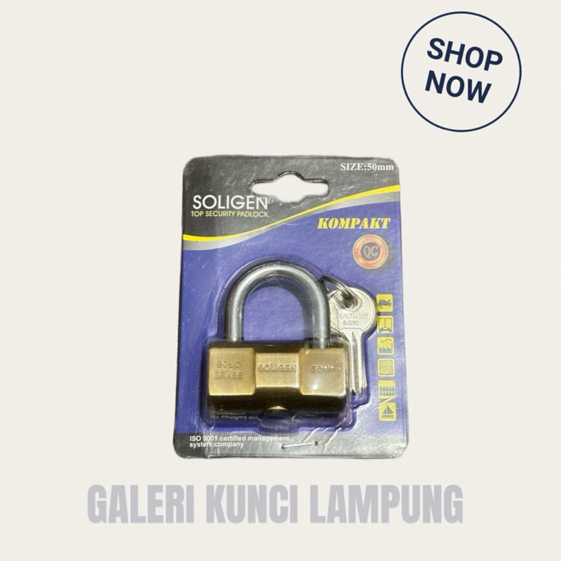 Gembok Soligen 50mm 60mm 70mm