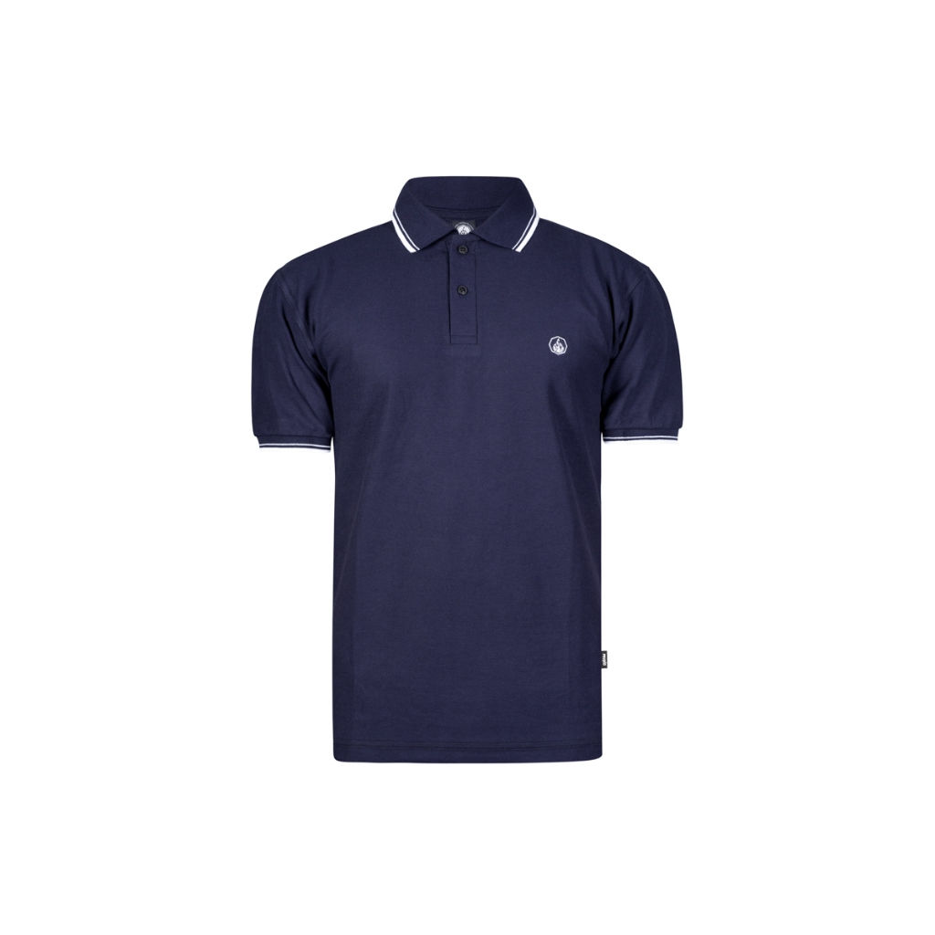 Prung Asoca Poloshirt Warna Navy Kaos Polo Kaos Kerah