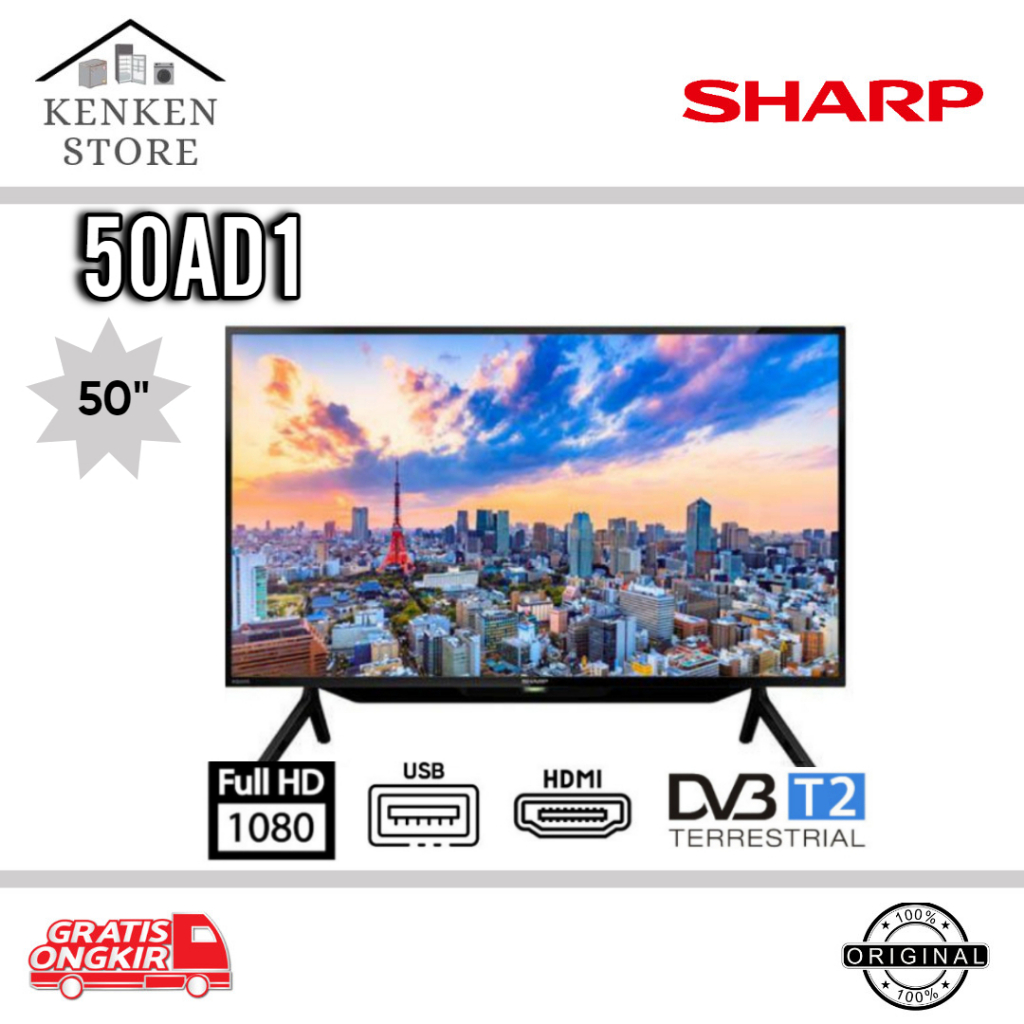 TV LED DIGITAL SHARP 50AD1 50INCH