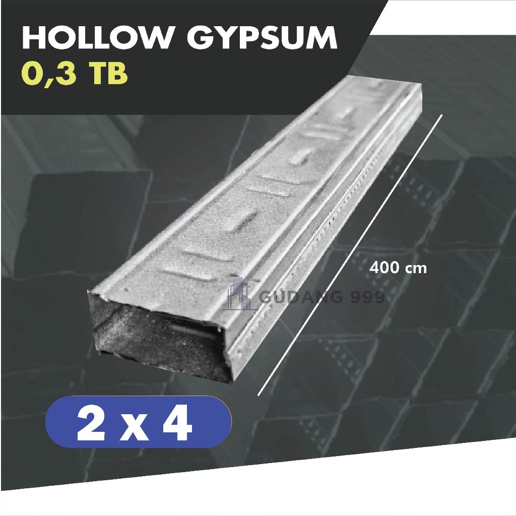 HOLLOW / HOLO / RANGKA HOLLOW GYPSUM /HOLLOW GALVALUM PROFIL 2x4 0,3mm