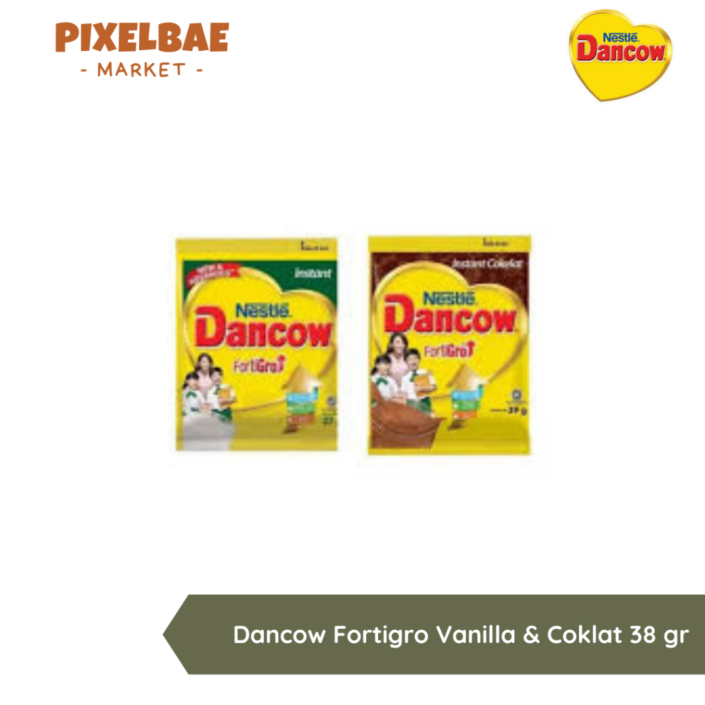 

DANCOW SACHET FORTIGRO VANILLA & COKLAT 38 GR