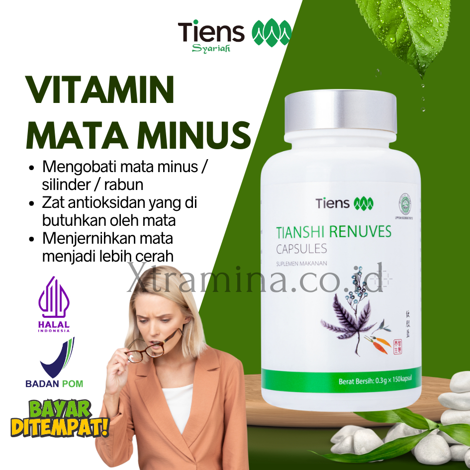 Obat Mata Minus Tiens Renuves Original 100 % Ampuh Menyembuhkan Mata Minus | Obat Mata Minus