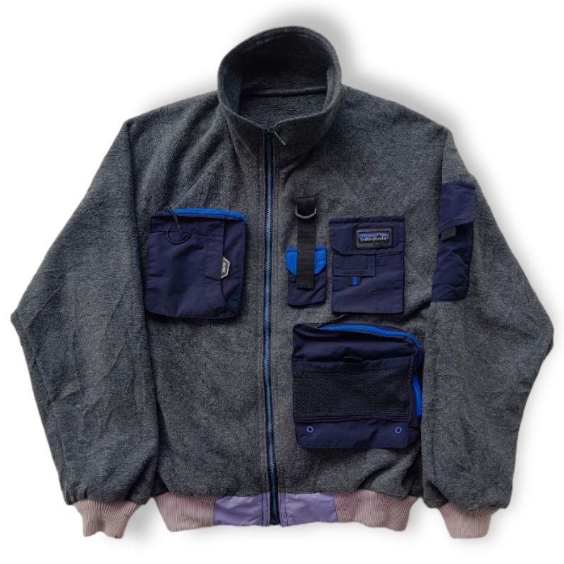 rework patagonia fleece jacket original
