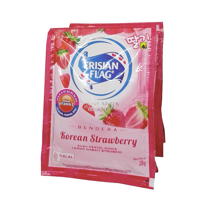 

Susu Frisian Flag Korean Strawberry 1Pak isi 6Pcs
