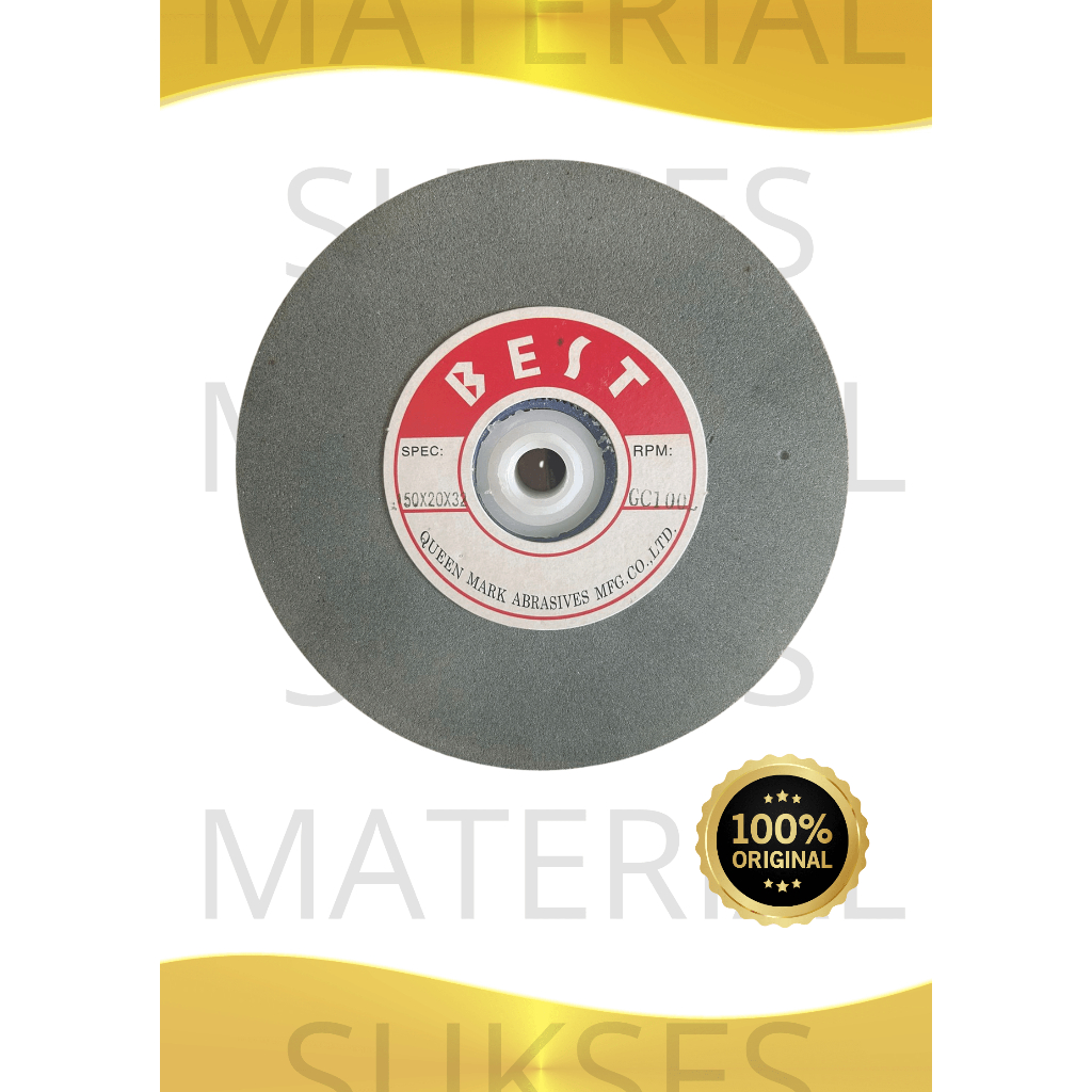 BATU GERINDA DUDUK / GRINDING WHEEL BATU ASAH POLES BEST 6 INCH GRIT 100 MURAH
