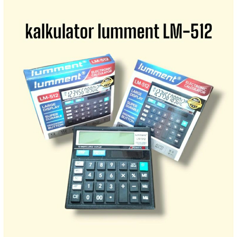 

Kalkulator Lumment LM 512