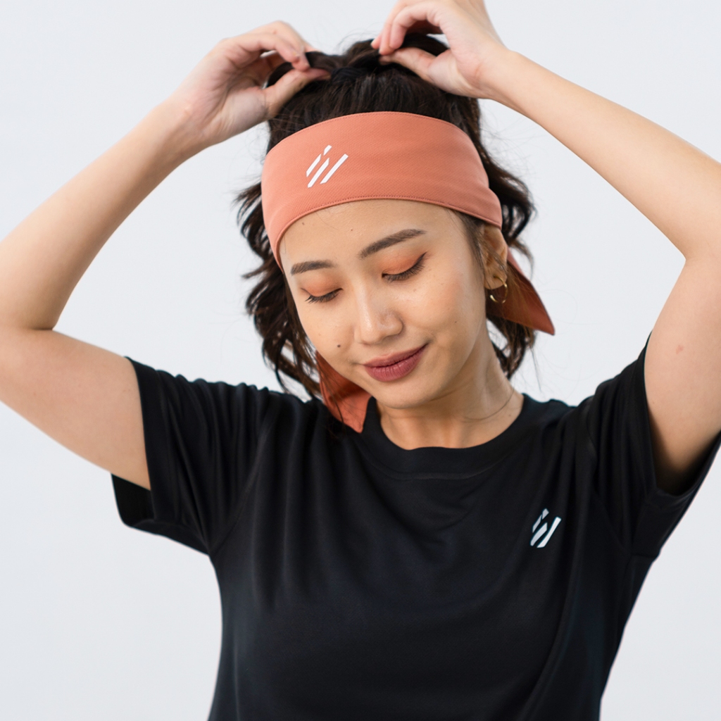 Eternity Sport Headband Bandana / Ikat Kepala Ikat Rambut Olaraga Pria Wanita Unisex - Dusty Pink