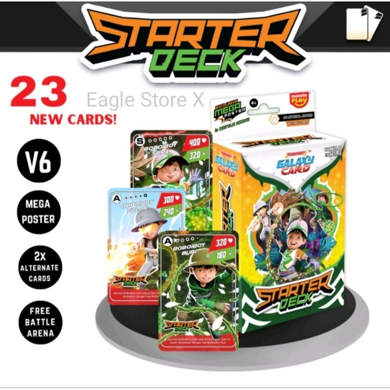 Boboiboy Galaxy Card Starter Deck V6