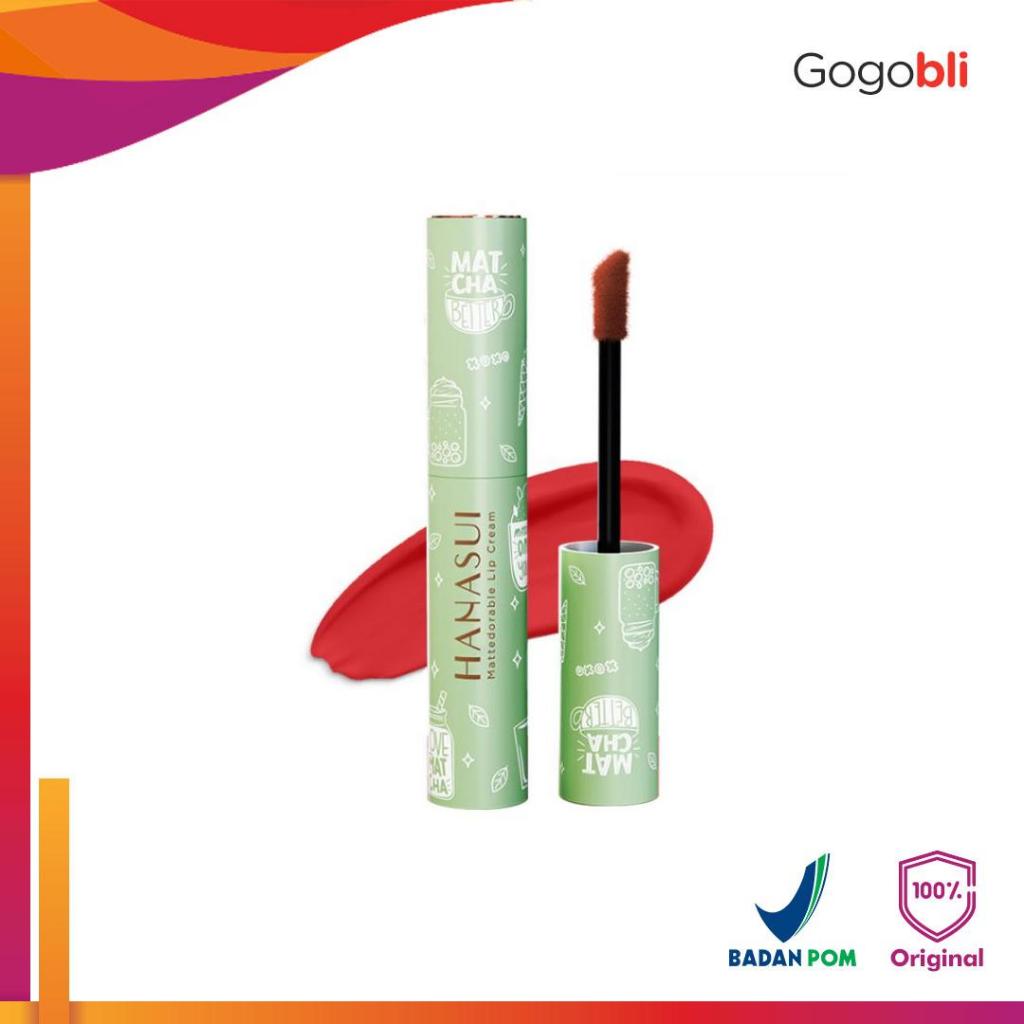 Hanasui Mattedorable Lip Cream Matcha Latte 02. Matchamallow