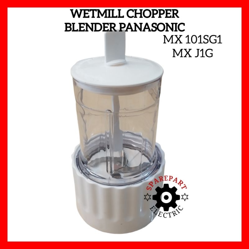 WETMILL CHOPPER BUMBU SET BLENDER PANASONIC TIPE MX 101SG1 / MX J1G
