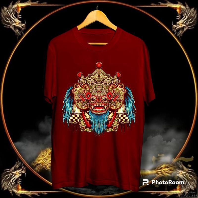 KAOS DISTRO KAOS ATASAN T-SHIRT COWOK MOTIF REOG KALIMANTAN KEREN UKURAN JUMBO LENGAN PENDEK SABLON 