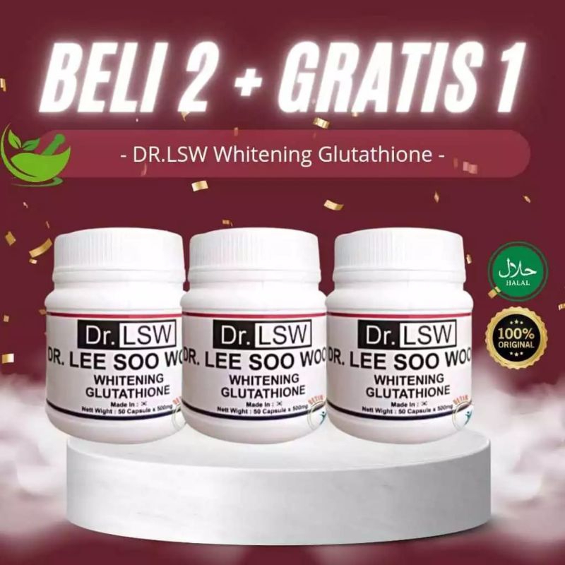 (READY STOK) DR LSW ASLI ORIGINAL GLUTATHIONE LEE WEE SOO WOOK WHITENING