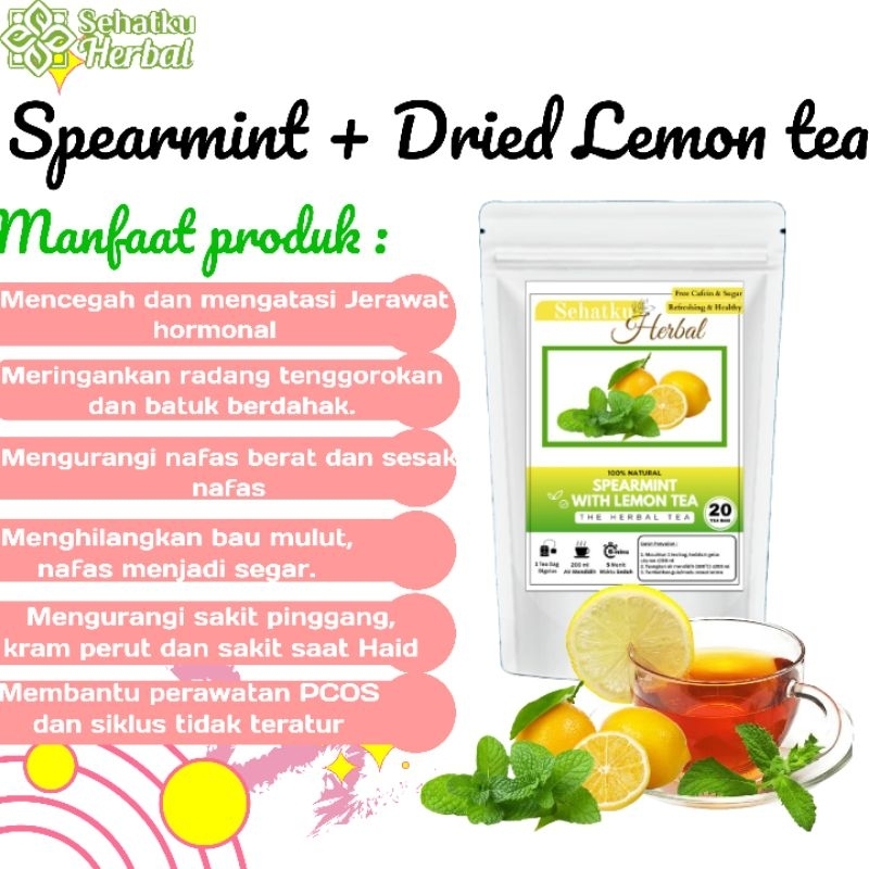 

MAR spearmint with Lemon tea isi 30 tea bag