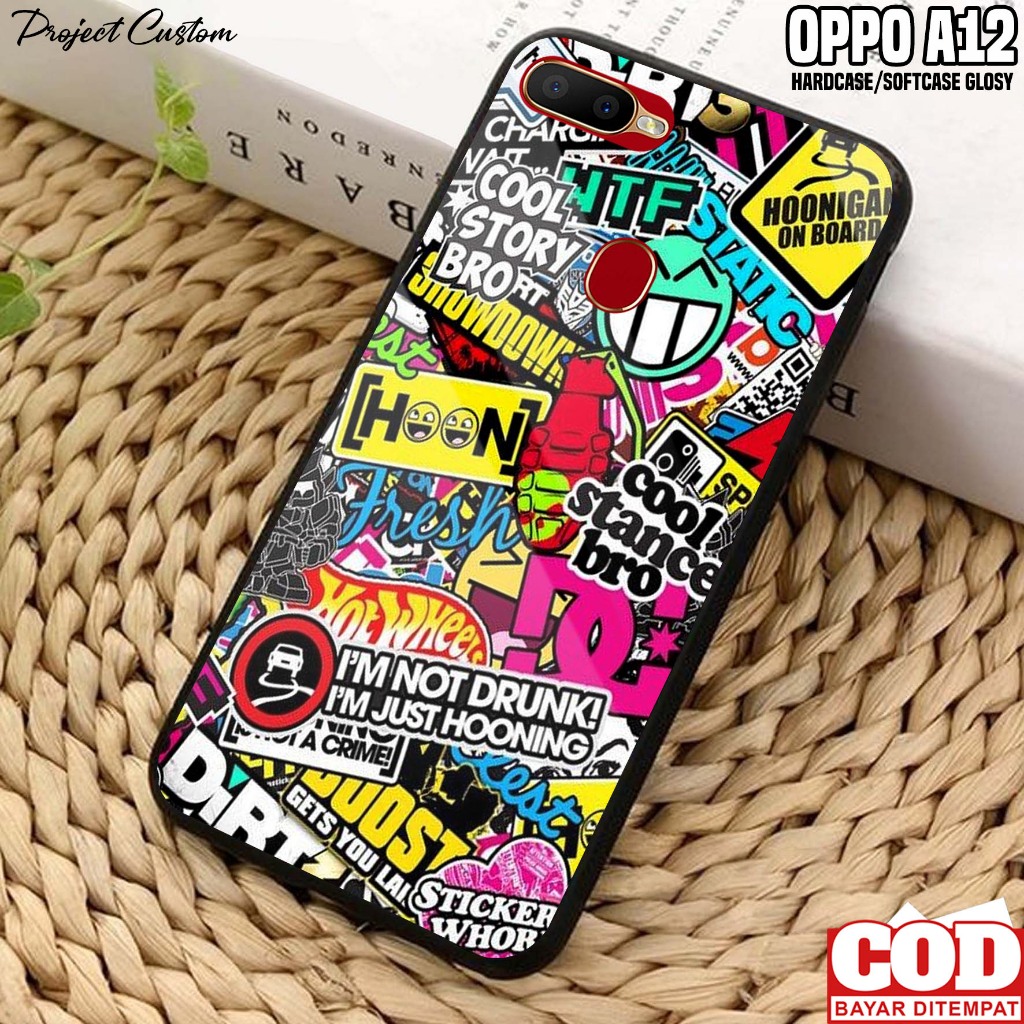 Case Oppo A12 - Casing Hp Oppo A12 Motif ( GRAFF ) - Kondom Hp - Cassing Hp - Silikon Hp Oppo A12 - 