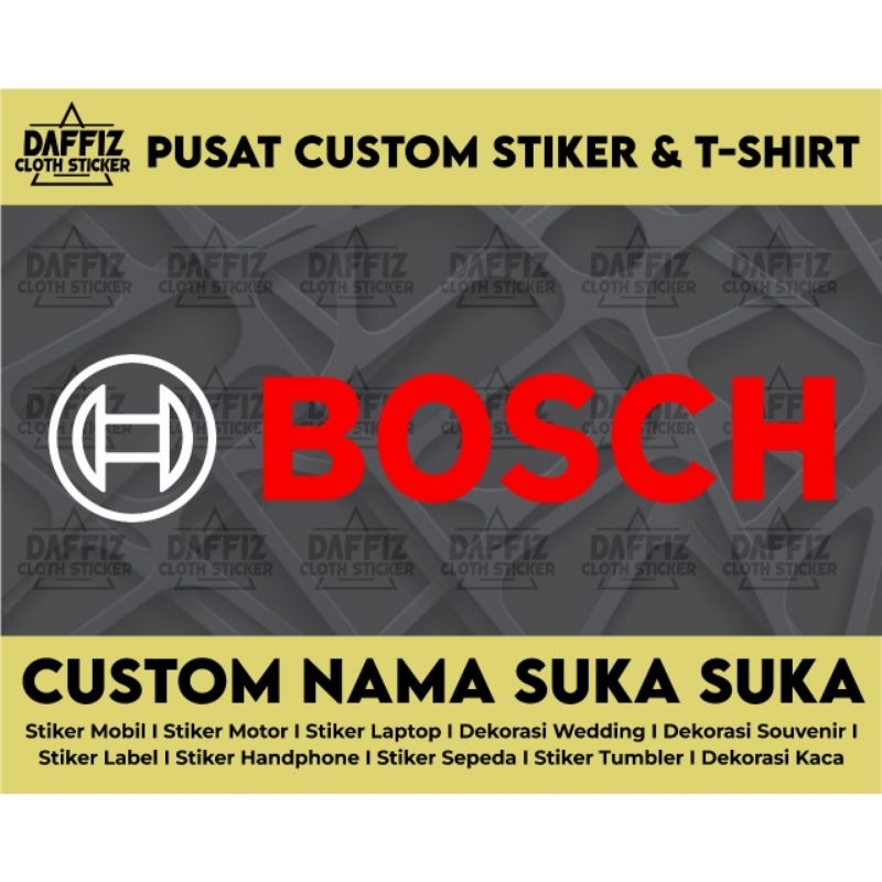 

Stiker Cutting logo Bosch | Stiker Cutting Custom