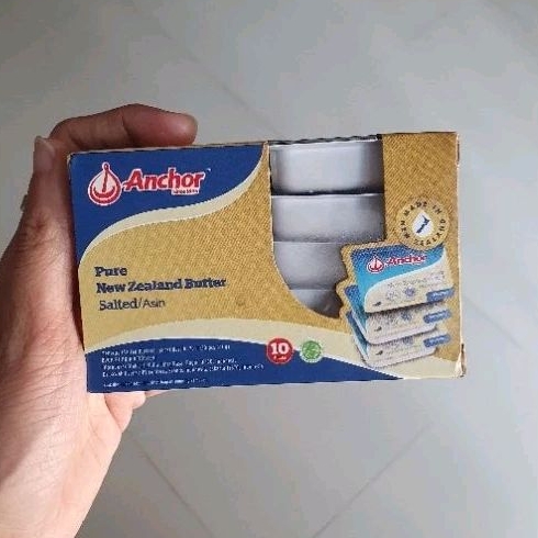 

Anchor Minidish Butter SALTED BUTTER mentega IMPORT ( isi 10 )