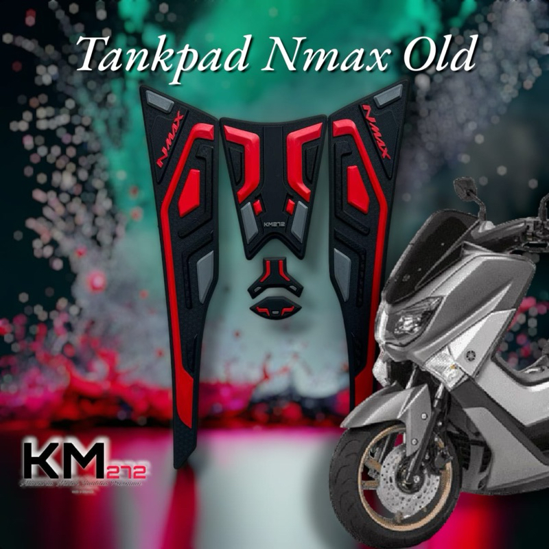 Deckpad Motor Nmax Old 100% Full Karet / Aksesoris Tankpad Motor Yamaha Nmax Thn 2015 sd 2019