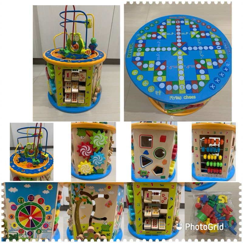 PRELOVED BUSY BOX 8in1 bahan kayu solid