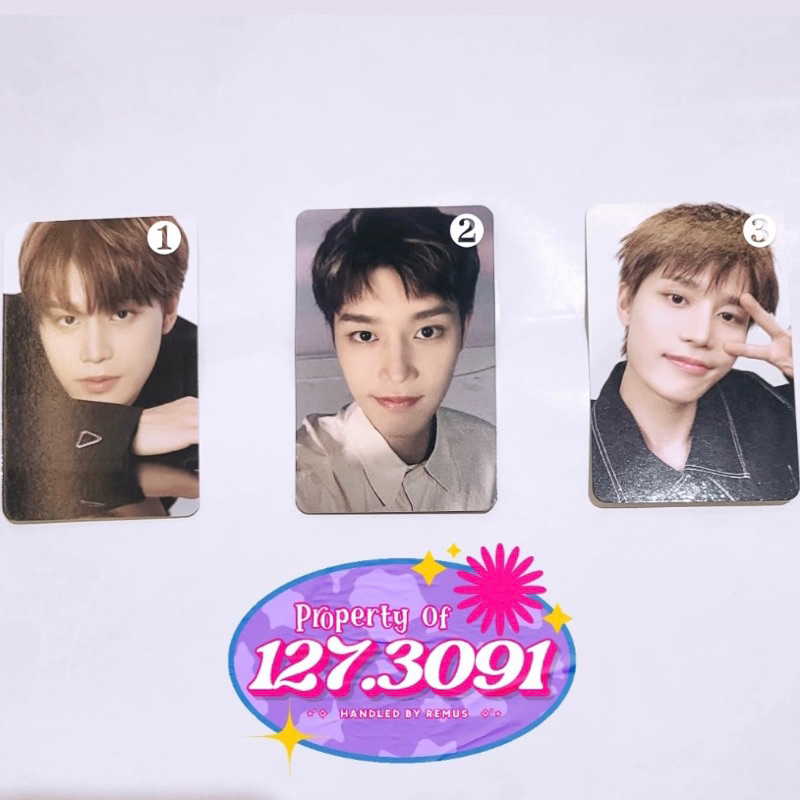 [Ready] Photocard NCT 127 - Moon Taeil : DICON D’FESTA, WELCOME TO MY CITY & FACT CHECK TRADING CARD