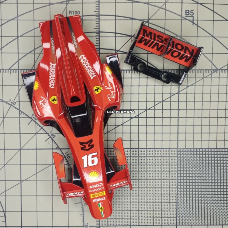 BODY SHADOW SHARK REPAINT F1 FERRARI | TAMIYA SHADOW SHARK
