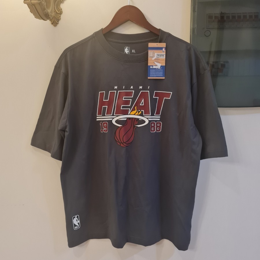 Kaos Shirt NBA Miami Heat Oversize Official Original 100% BNWT