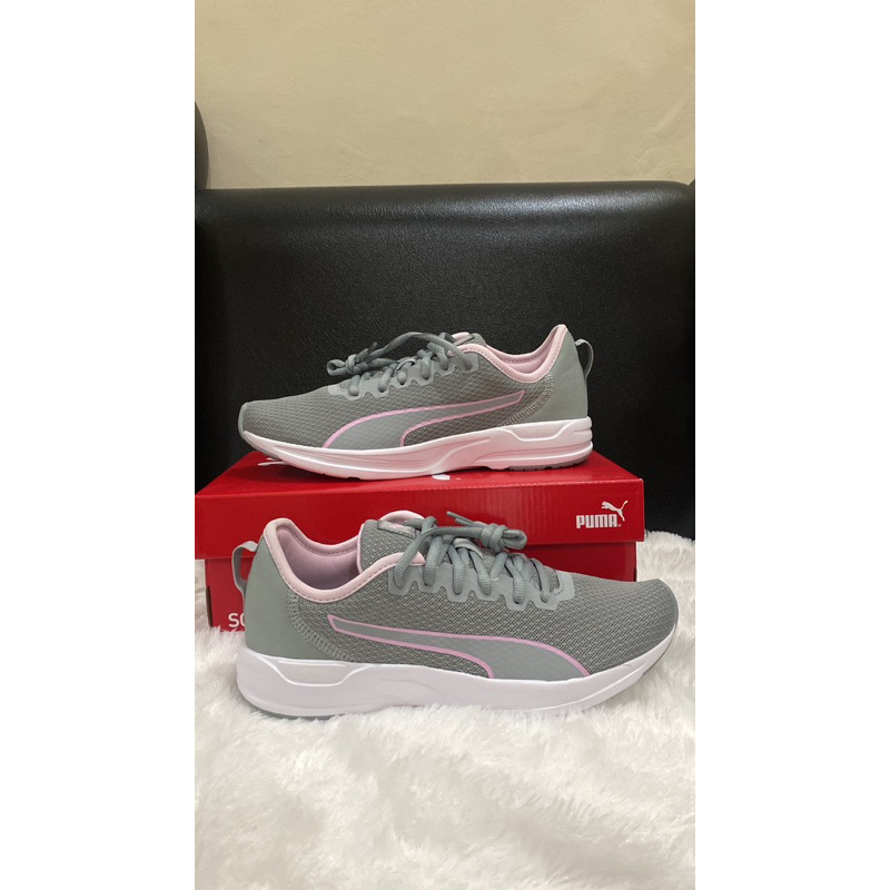 Puma Flyer Flex Platinum Gray-Rose