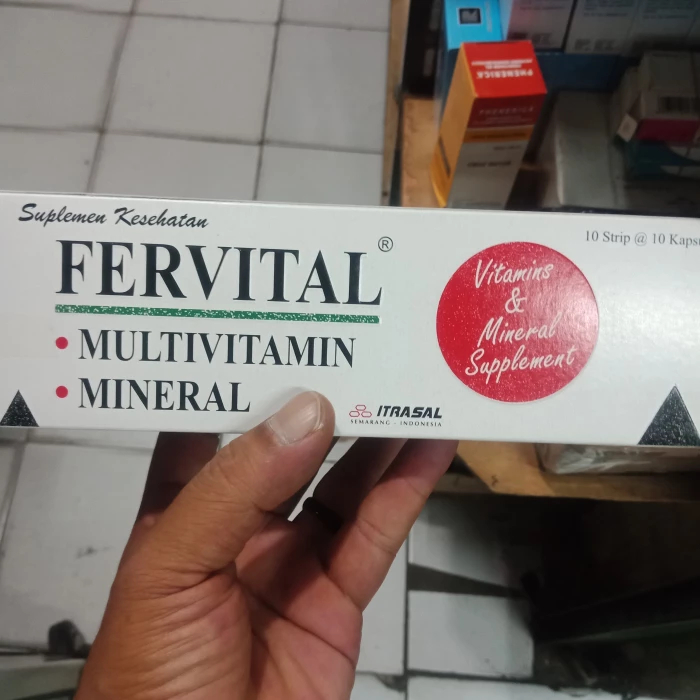 Fervital multivitamin dan mineral 1 bok