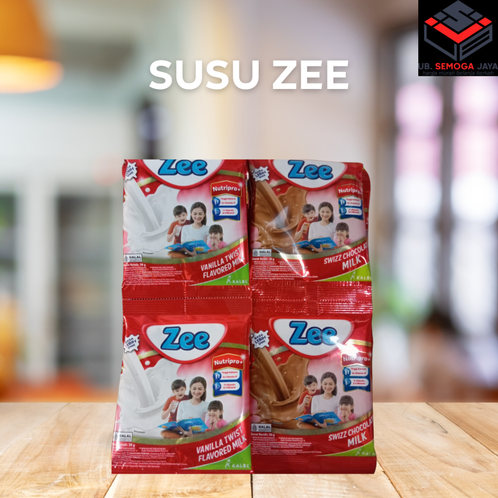 

Zee Susu Bubuk Coklat dan Vanila sachet renceng (10pcs x 38gr)