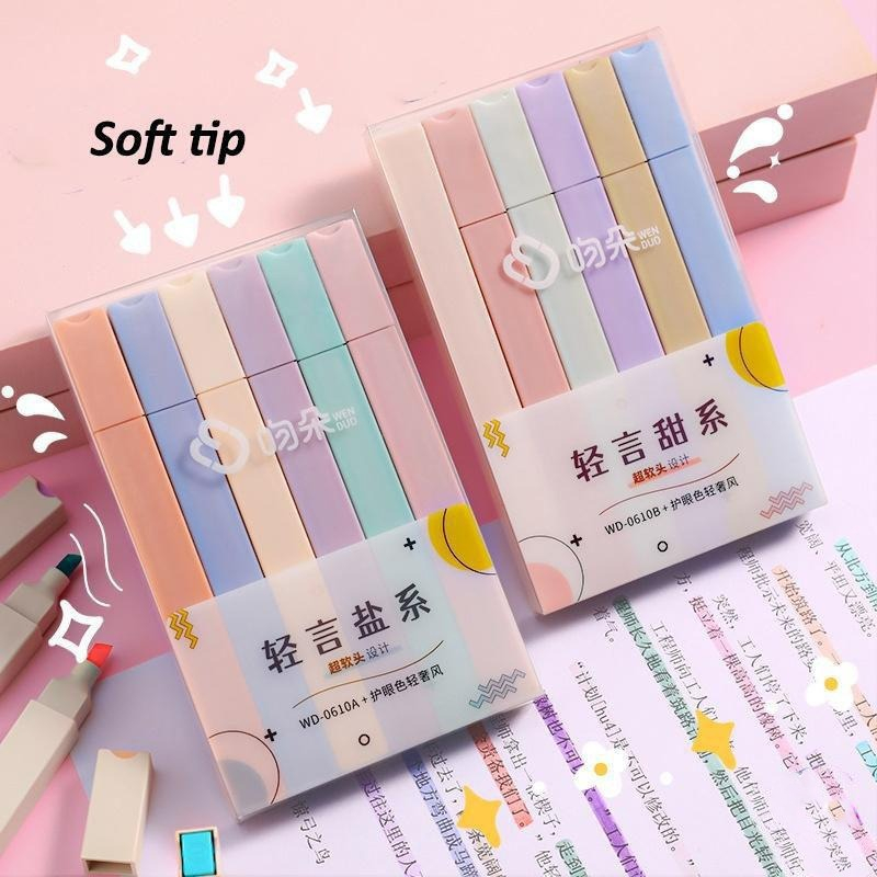 

Stabilo Pastel Balok Kotak Multicolour Mix Warna Harga 1 pack isi 6pcs Highlighter - Stabilo RANDOM----233