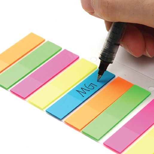 

Penanda Halaman M&G 2"x10" PET Sticky Flags 20 Sheets 48x12mm Ys-22